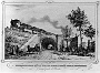 Linea ferroviaria Ferdinandea presso Ponte di Brenta (1845 ca.)
